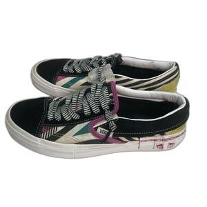 Vans Slip On Juxtapoze CAP Off The Wall Sneakers Unisex Mens 5.5 Womens 7